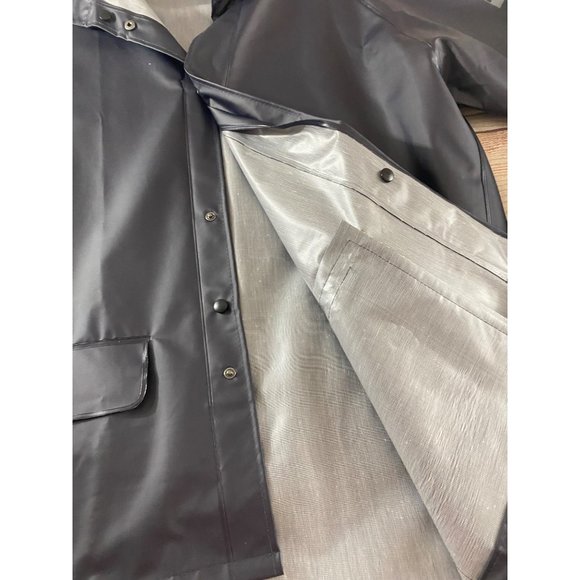 Helly Hansen Workwear Men's Hooded Rain Coat Snap Closure - 2XL - Picture 13 of 13